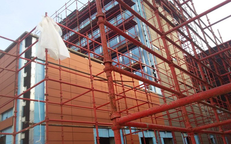 KOC Terracotta Cladding Installation